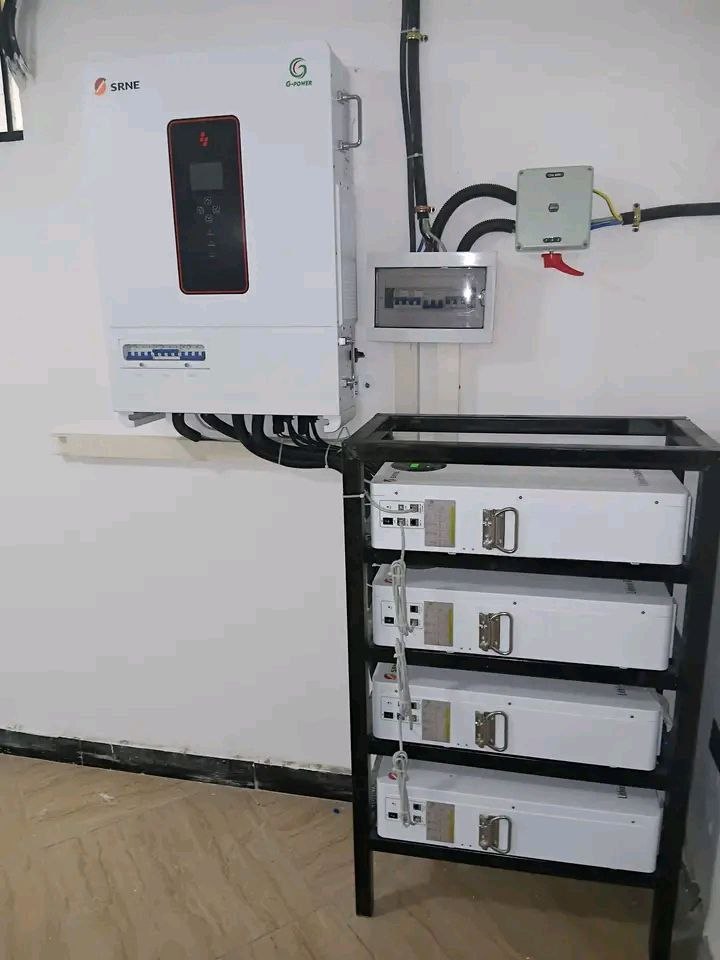 G-Power SRNE inverter with lithium battery bank
